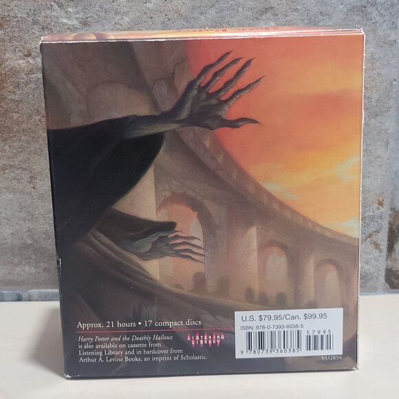 Harry Potter and The Deathly Hallows JK Rowling Audiobook 17 CDs - Picture 2 of 14